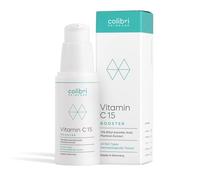 colibri skincare VITAMIN C BOOSTER (30ml) - Sérum pour le visage avec 15% de vitamine C - Unifie le teint et a un effet anti-tâches et anti-rides - Pour le soin de toutes les peaux - Made in Germany