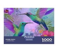 Colibris 1000 Pièce Puzzle Jeu De Famille Classique Jigsaw Puzzles Défi Couleur pour Cadeaux De Voyage, Présent 70x50cm/1000pcs