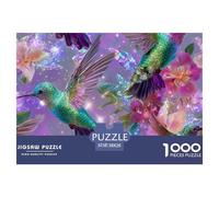 Colibris 1000 Pièce Puzzle Jeu De Famille Classique Jigsaw Puzzles Défi Couleur pour Cadeaux De Voyage, Présent 38x26cm/1000pcs
