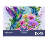 Colibris 1000 Pièce Puzzle Jeu De Famille Créatif Jigsaws Jeu De Défi Unique pour Cadeaux De Voyage, Présent 70x50cm/1000pcs