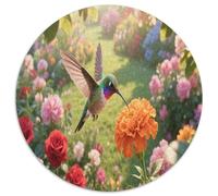 Colibris 1000 Piece Puzzle Rond, pour Enfants Adult Éduchatif DécoRation pour Enfants Cadeau De Qualité Supérieure 1000pcs (67.5x67.5cm)