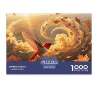 Colibris 1000 Pieces Faune Sauvage Puzzle en Papier Jeu Éduchatif Défi Jeu Cadeau Unique Adultes Enfants 70x50cm/1000pcs