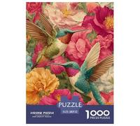 Colibris 1000 Pièces Puzzle Impossible Belle Décoration Familiale Coloré Puzzle Jouets De Difficiles pour La Famille 52x38cm/1000pcs