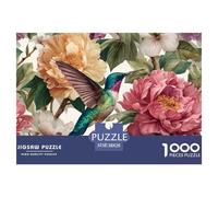 Colibris 1000 Pièces Puzzle Jeu Éduchatif Classique Jigsaw Puzzles Belle Décoration Puzzle pour Cadeaux De Voyage, Présent 38x26cm/1000pcs