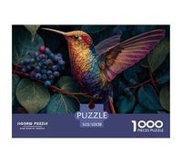 Colibris 1000 Pièces Puzzle Jeu Éduchatif Classique Jigsaw Puzzles Défi Couleur pour Cadeaux De Voyage, Présent 52x38cm/1000pcs