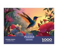 Colibris 1000 Pièces Puzzle Jeu Éduchatif Créatif Jigsaw Puzzle Belle Décoration Puzzle pour Adultes Et Enfants 70x50cm/1000pcs