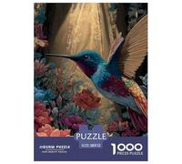 Colibris 1000 Pièces Puzzle Unique Belle Décoration Familiale Coloré Puzzle Jouets De Jeu pour Adultes 52x38cm/1000pcs