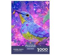 Colibris 1000 Pièces Puzzle Unique Belle Décoration Familiale Coloré Puzzles Jouets De Jeu pour Adultes Et Enfants 70x50cm/1000pcs