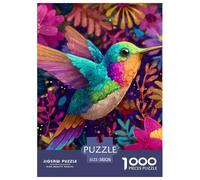 Colibris 1000 Pièces Puzzle Unique Jeu Cadeau Unique Coloré Puzzles Jouets De Difficiles pour Adultes 38x26cm/1000pcs