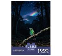 Colibris Puzzle 1000 Pièces pour Couple Moment De Complicité Oiseau Détente Romantique Élément Décoratif 38x26cm/1000pcs