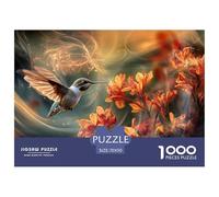 Colibris1000 Pièces PuzzlePièces Animaux pour Adultes Moderne Jeu Premium avec Défis Paysagedes QuatreSaisons 70x50cm/1000pcs