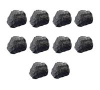 Colidcolor Charbon anthracite brut (10 pièces) - Roches métamorphiques pour salles de classe scientifiques - Géologue sélectionné et traité à la main - Pack de classe, collection éducative