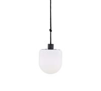 Colie Suspension LED Acier D. 16 x H. 21 cm Noir et Blanc