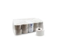 œcolife Papier Toilette Recyclé 1 Pli, Écologique et Durable, Lot de 40 Rouleaux (380 Feuilles par Rouleau), Format Longue Durée, Idéal pour Maison, Camping et Fosses Septiques