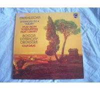 Colin Davis / Boston Symphony Orchestra - 9500 068 Mendelssohn Symph 4 BSO Colin Davis LP