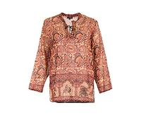 Coline - Blouse Femme Ethnique - Couleur : Marron - Taille : S/M