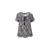 Coline - Blouse imprimée Manches Courtes - Couleur : Noir - Taille : L