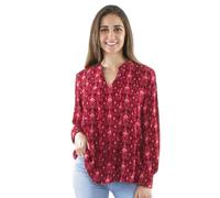 Coline - Blouse Manches Longues imprimé Ethnique - Couleur : Fushia - Taille : L
