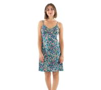 Coline - Petite Robe d'été imprimé Floral - Couleur : Emeraude - Taille : L/XL