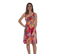 Coline - Robe Courte à Bretelles - Couleur : Corail - Taille : XL