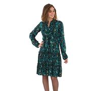 Coline - Robe Courte bohème imprimé Cachemire - Couleur : Noir - Taille : L