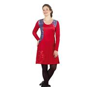 Coline - Robe Courte imprimé Maille - Couleur : Multicolore - Taille : XXL