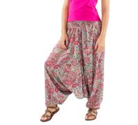 Coline - Sarouel Femme 3 en 1 bohème - Couleur : Menthe - Taille Unique