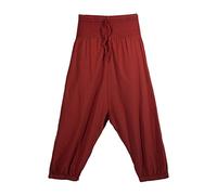 Coline - Sarouel Femme Court - Couleur : Rouille - Taille Unique