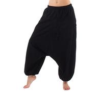 Coline - Sarouel Femme Fourche Basse - Couleur : Noir - Taille : S/M