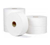 Colis de 12 rouleaux papier hygiénique blanc ouate JUMBO 2 plis 170 m 628202