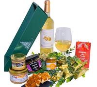 COLIS GOURMANDS - Panier Garni de Produits Français avec Foie Gras, Idéal pour un Cadeau de Noël, Livraison en 1 Jour