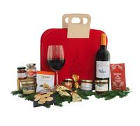 COLIS GOURMANDS - Panier Garni Foie Gras - Coffret Gourmand à Offrir - Produits Français - Idéal pour Cadeau Fête de Noël