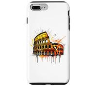 Colisée dans Style Spray Paint: Street Art Romain Coque pour iPhone 7 Plus/8 Plus