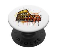 Colisée dans Style Spray Paint: Street Art Romain PopSockets PopGrip Adhésif