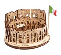 Colisée De Rome ? Maquette En Bois À Construire, Puzzle 3d Architectural Brown TU