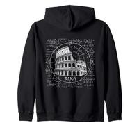 Colisée Romain Tableau Noir Algèbre Design Rome Antique Sweat à Capuche