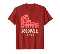 Colisée Rome Italie Architecture Histoire Vibes Minimaliste T-Shirt