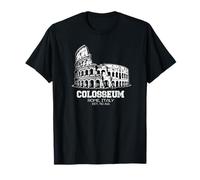 Colisée Rome Italie Souvenir Amphithéâtre Flavian Skyline T-Shirt