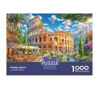 Colisée (Rome) Puzzle 1000 Piece pour Adultes Et Adolescents Âgés De 14 Ans Et Plus, Jeu De Défi Intellectuel Puzzles 52x38cm/1000pcs