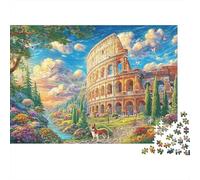 Colisée_ Rome Puzzle 1000 Pièces pour Adultes Et Adolescents De 14 Ans Et Plus, Jeu De Défi Intellectuel 38x26cm/1000pcs