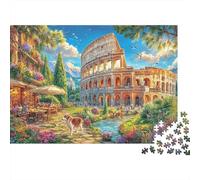 Colisée_ Rome Puzzle 1000 Pièces pour Adultes Et Adolescents De 14 Ans Et Plus, Jeu De Défi Intellectuel 52x38cm/1000pcs
