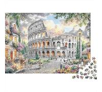 Colisée Rue Paysage Puzzle 1000 Pièces Puzzle pour Adultes Papier Détente Décoration Maison Cadeau 70x50cm/1000pcs