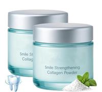 Colla Gum Collagum Smile Strengthening Collagen Powder,Collagen Powder for Gums and Teeth,Collagen Tooth Powder,Collagen Tooth - Hydroxyapatite Toothpaste Care Powder Protect Gum,Freshens Breath (2PC)