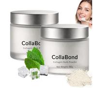 Collabond Colla Gum Collagene Poudre,Poudre Blanchissante Dents au Collagène et Hydroxyapatite,Renforcement Du Sourire Collagum, Protectrice Pour Les Gencives,Dentifrice Voyage (2PC)