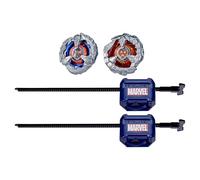 Beyblade Multipack Toupie Captain America 4-70GB contre Red Hulk 1-80R, dès 8 ans