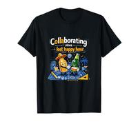 Collaboration Depuis Le dernier Happy Hour Blueprint Party T-Shirt