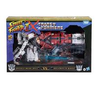 Collaboration Transformers : Street Fighter II Mash-Up, Optimus Prime [Ryu] contre Megatron [M. Bison]