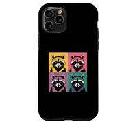 Collage Art Raton Laveur Panda des Ordures Coque pour iPhone 11 Pro