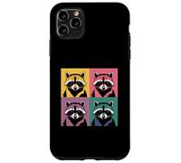Collage Art Raton Laveur Panda des Ordures Coque pour iPhone 11 Pro Max