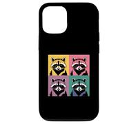 Collage Art Raton Laveur Panda des Ordures Coque pour iPhone 12/12 Pro